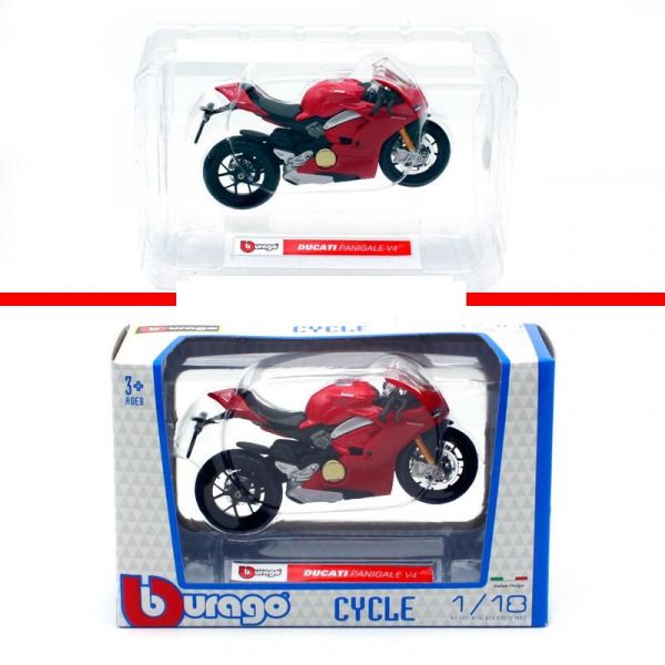 Bburago 1/18 杜卡迪 V4 重機模型 