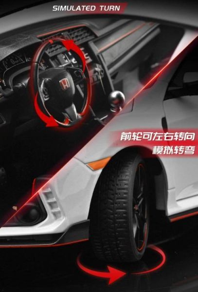 1:18 本田 喜美 TYPE R 合金車 1/18 