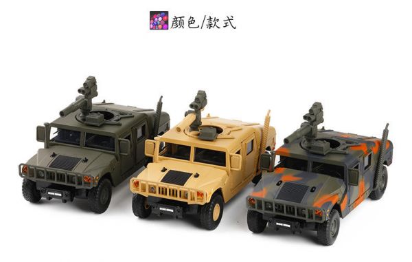 1:32 軍用 悍馬 H1 高質感 1/32 合金車 