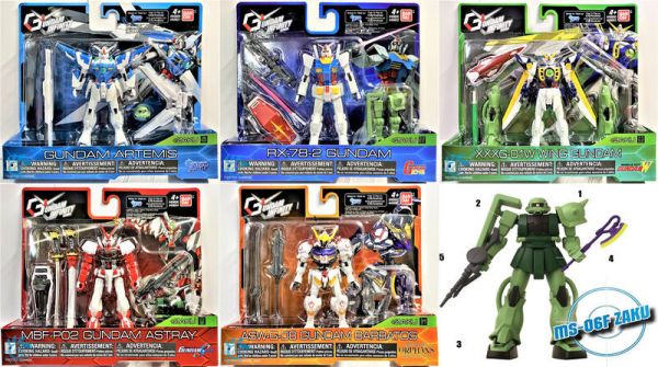 鋼彈可動公仔 萬代 BANDAI SPIRITS  4吋 