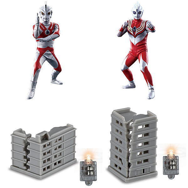 日版 扭蛋 轉蛋 BANDAI 超人力霸王人物場景組11 