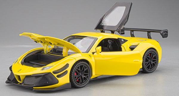 1:32 法拉利 重裝488 合金車 