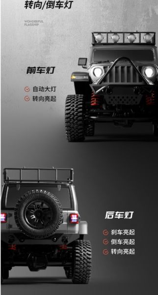 1:12 莽牛 牧馬人 遙控車 攀爬車 四驅 越野車 1/12 