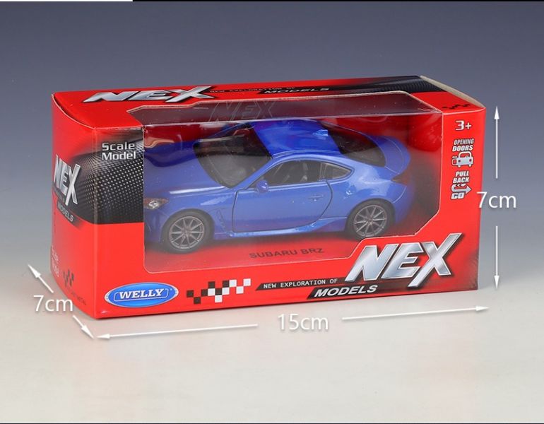 威利 速霸陸 SUBARU BZ 正版授權 1：36 1/36 合金車 模型車 