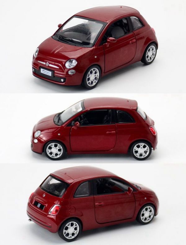 彩珀 1:32 菲亞特 Fiat 500 1/32 模型車 合金車 