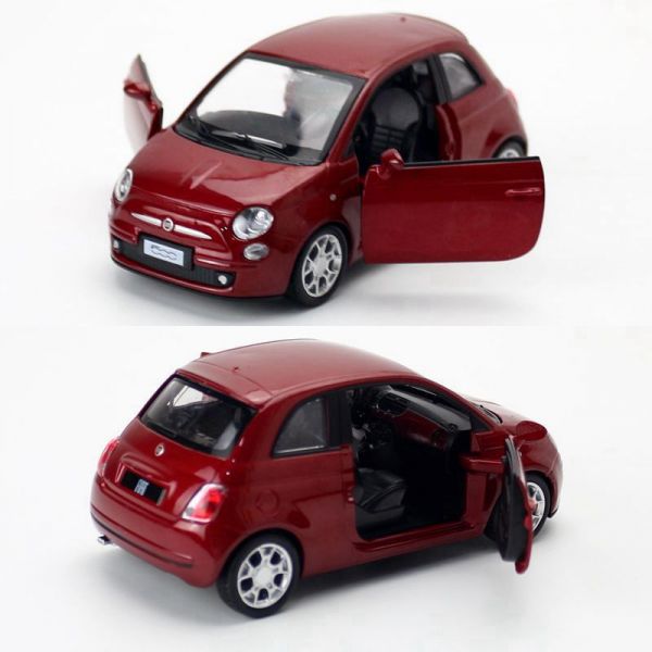 彩珀 1:32 菲亞特 Fiat 500 1/32 模型車 合金車 