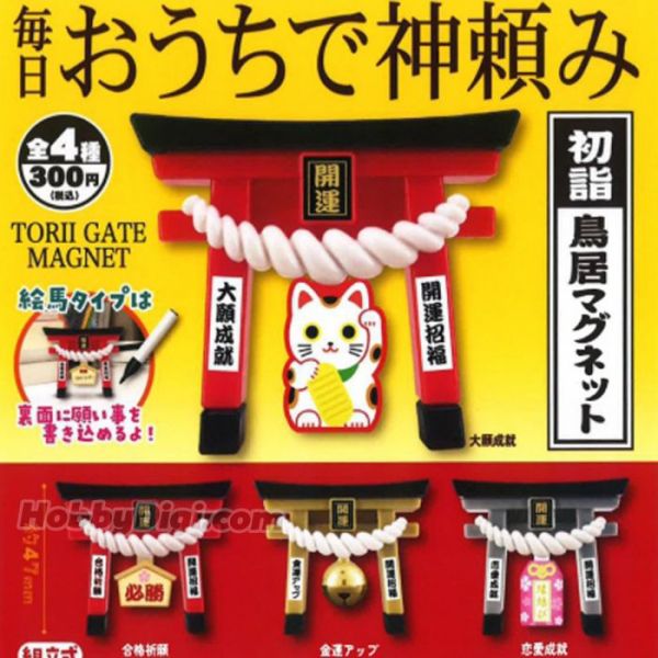 轉蛋 扭蛋 每天在家求神鳥居磁鐵 鳥居 磁鐵 