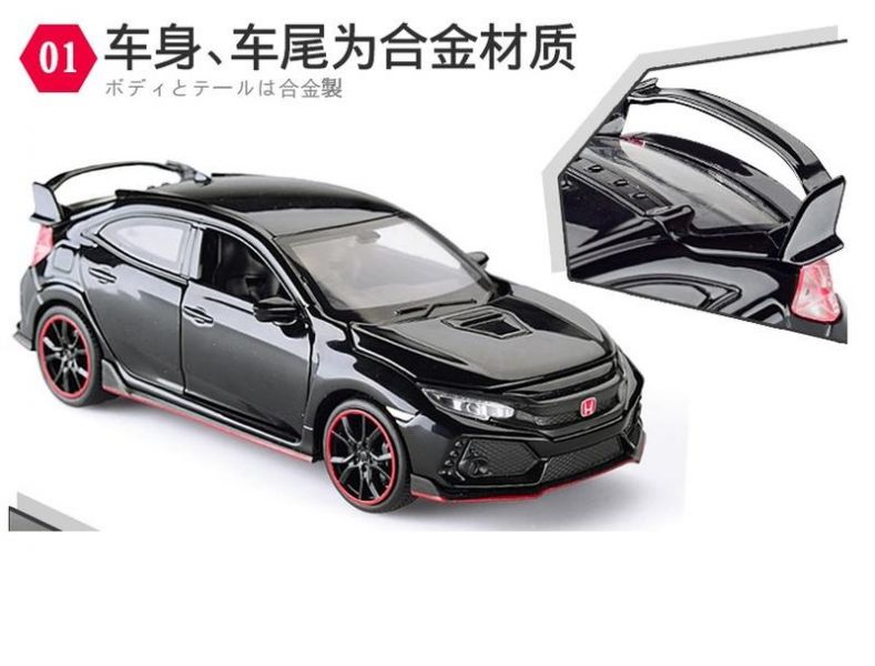 1:32 HONDA 喜美 CIVIC TYPE-R 信仰野獸 1/32 合金車 