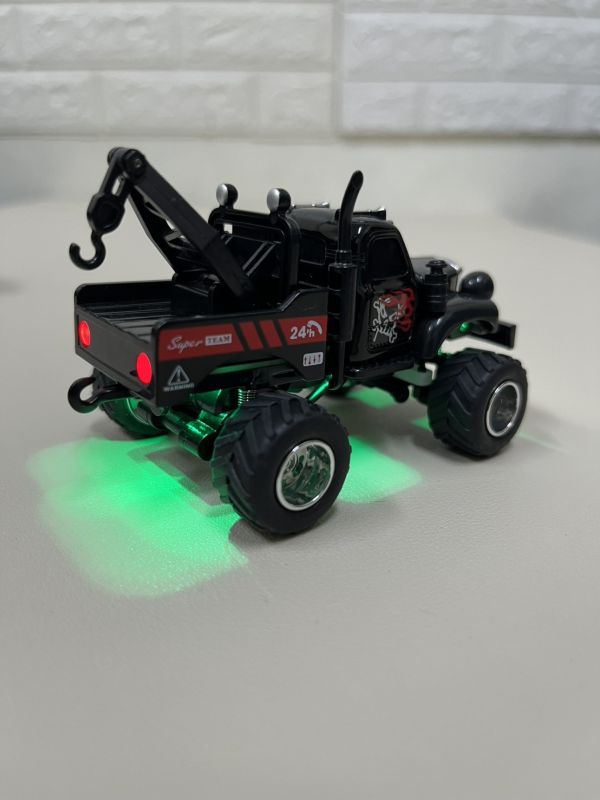 1:64 迷你大腳維修車 拖車 