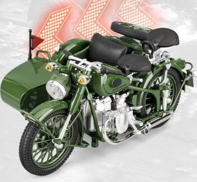1/10 大型 復古三輪車 軍用車  邊車 側車 1:10 
