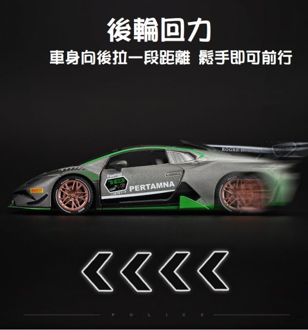 1:32 仿真 藍寶堅尼 賽車版 高仿真合金車 