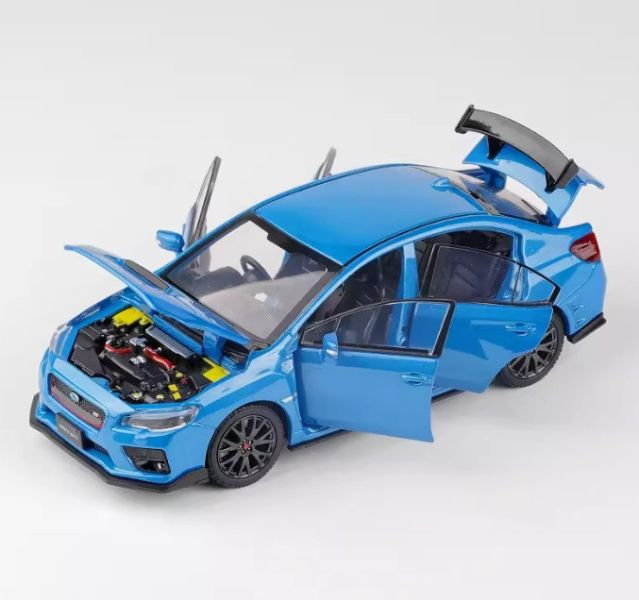 1/32 SUBARU WRX STI 硬皮鯊 藍色 