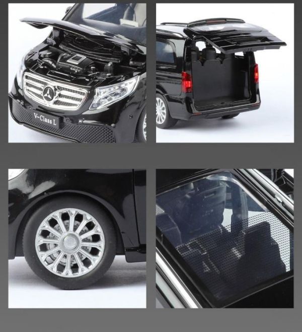 1:24 仿真 賓士 V260 V250 V300 1/24 合金車 