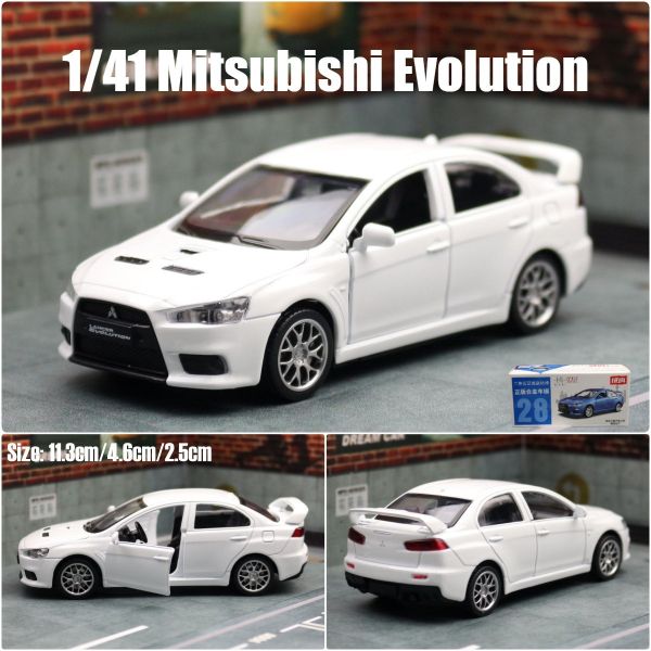彩珀 三菱 EVO 賽車 1/43 1:44 1:41 #60 N28 