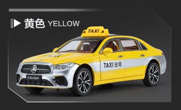 1:24 仿真 賓士 E300 計程車 1/24 