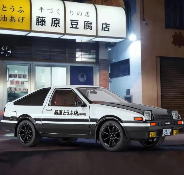1:18 仿真 頭文字D AE86 1/18 合金車 