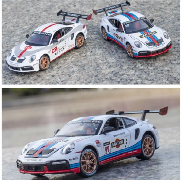 1/24 保時捷 911 GT3 賽道版 模型車 合金車 1:24 