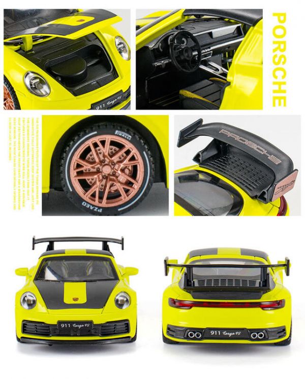 1:32 保時捷 Targa 4s 敞篷 合金車 1/32 