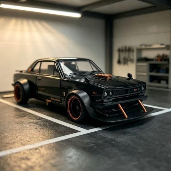 1/22 仿真 尼桑 NISSAN GTR 初代戰神 飄移版 