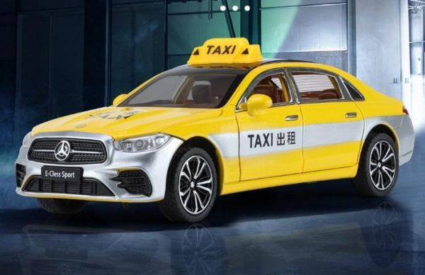 1:24 仿真 賓士 E300 計程車 1/24 