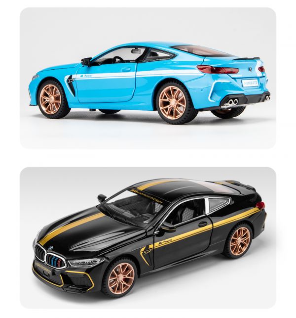 1/24 1:24 BMW M8 模型車 合金車 跑車 雷霆版 