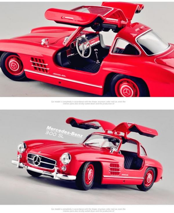 BENZ 300SL 1/24 合金車 