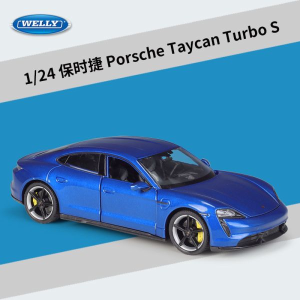 1/24 Welly 威利 保時捷 Taycan Turbo S 