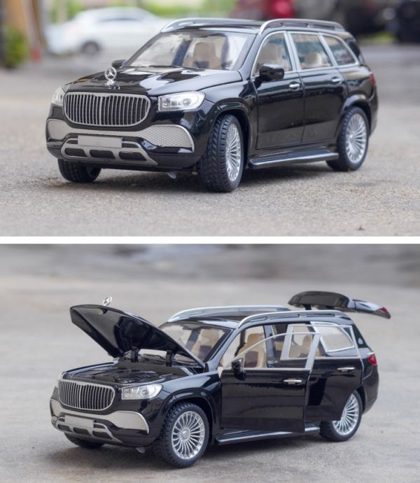 1/24 梅巴赫 GLS600 高仿真合金車 賓士 BENZ 旗艦休旅 