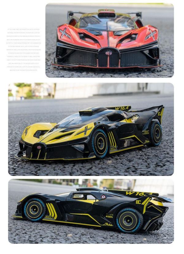 1/24 布加迪 BOLODE 合金車 模型車 