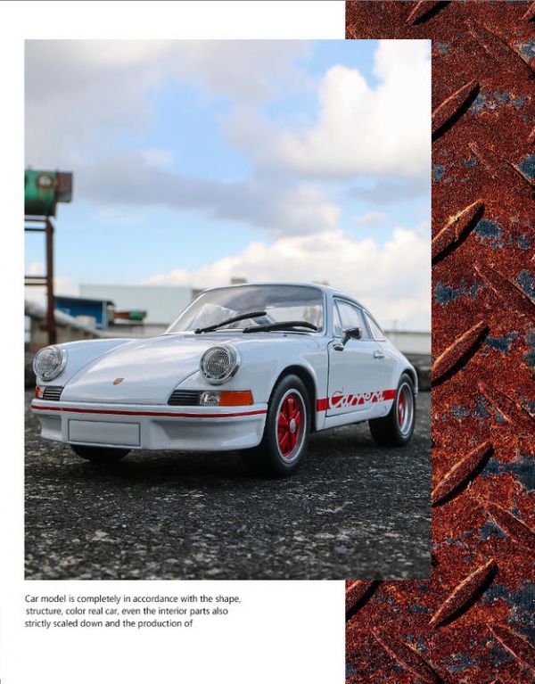 保時捷 1973 911 GT GT3  1/24 合金車 