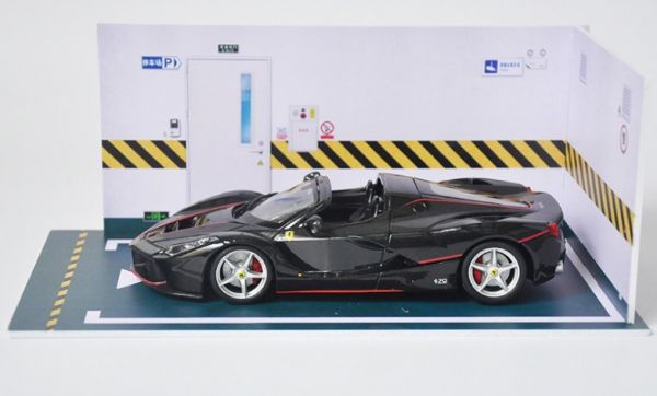 1/24 合金車 車庫 模型車庫 