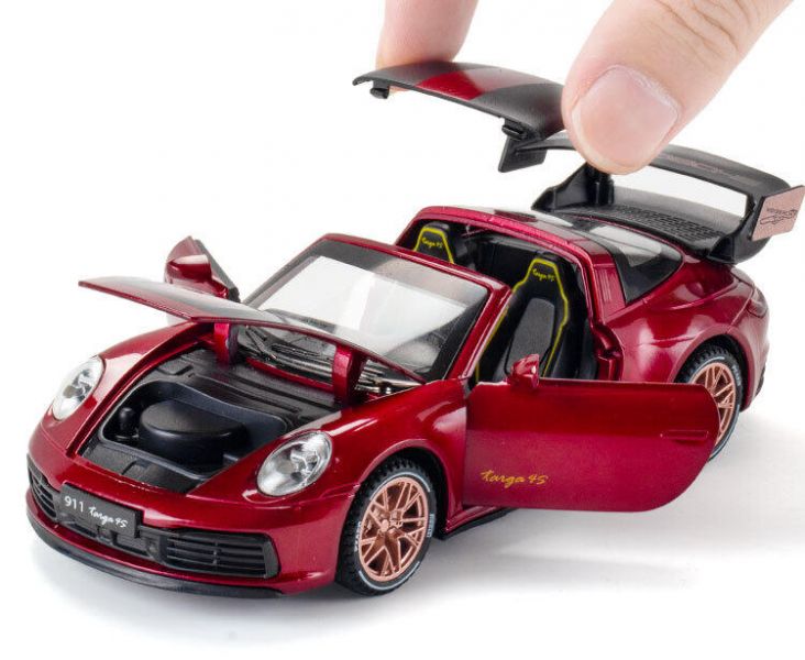 1:32 保時捷 Targa 4s 敞篷 合金車 1/32 