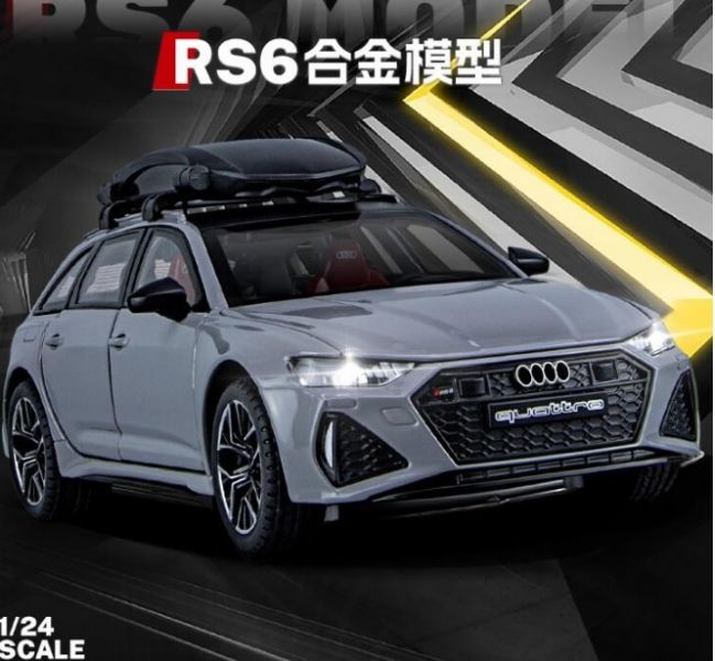 奧迪 RS6 1/24 合金車 1:24 迴力車 AUDI RS A6 