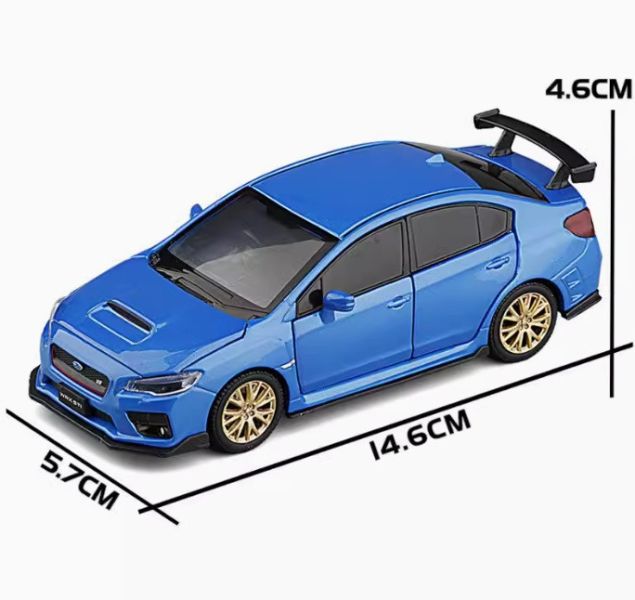 1/32 SUBARU WRX STI 硬皮鯊 藍色 