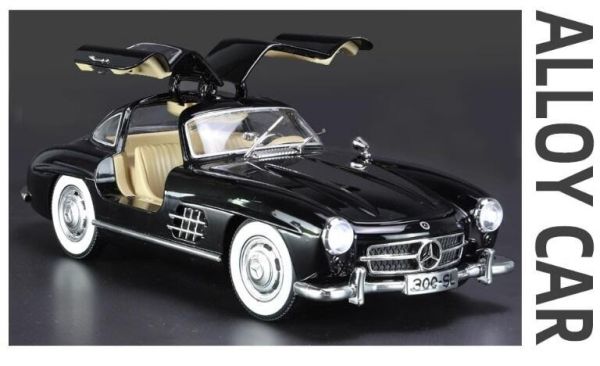 1/24 賓士 BENZ 300SL SL300 復古 1:24 合金車 模型車 