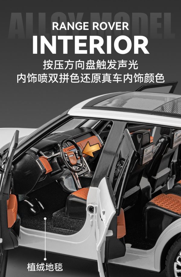 1/18 授權 路虎 攬勝 Range Rover 1:18 合金車 