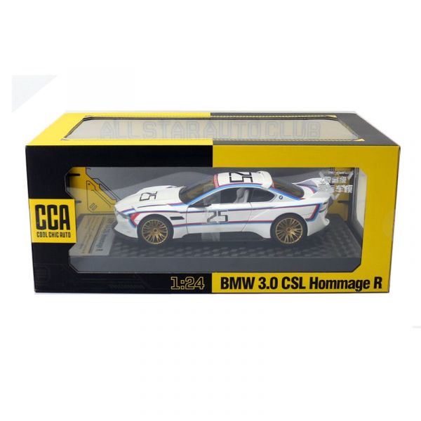 1/24 BMW 概念車 賽車 CSL 高仿真 合金車 1:24 