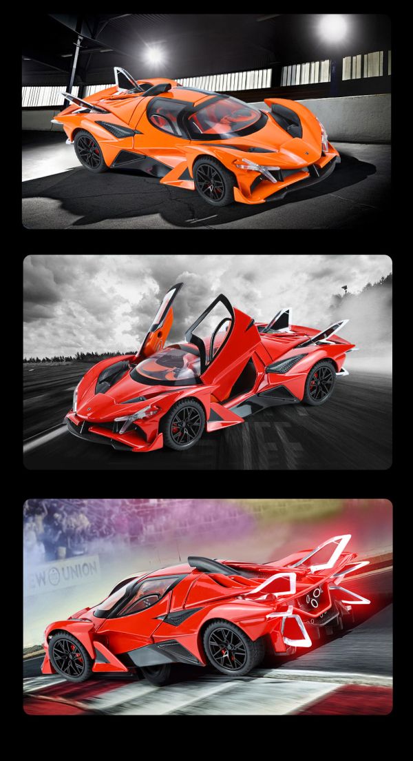 1/24 阿波羅 EVO 合金車 1:24 模型車 超跑 
