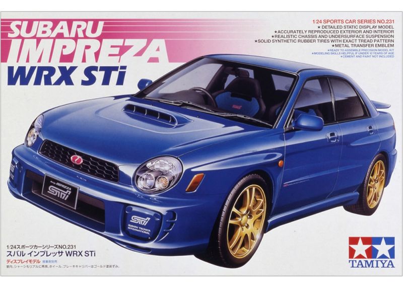 田宮 24231 1/24 速霸陸 Subaru Impreza WRX STi 模型 