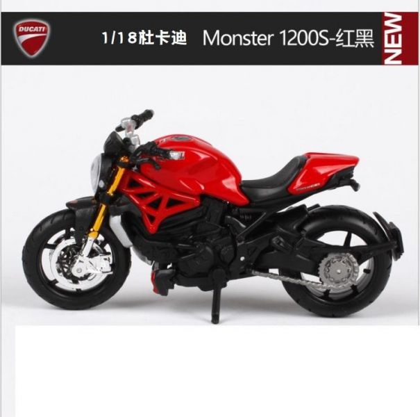 杜卡迪 DUCATI Monster 1200S 1/18 尺寸 