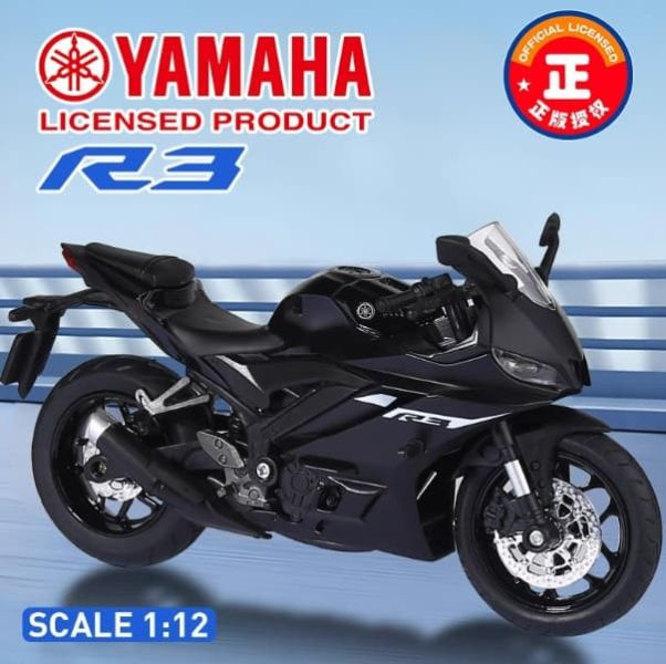 1/12 授權 YAMAHA R3 聲光版 山葉 重機模型 重機 1:12 