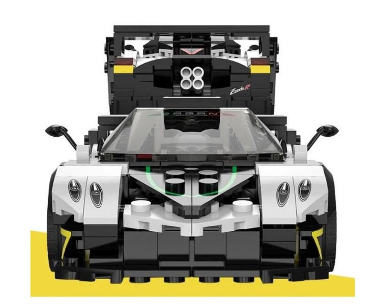 授權 帕加尼 Zonda R 風神 積木車 組裝車 Rastar 