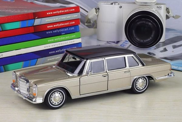 1/24 威利 賓士 S600 BENZ 合金車 1:24 1963 