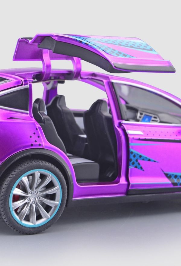1:24 新款 特斯拉 X 合金車 