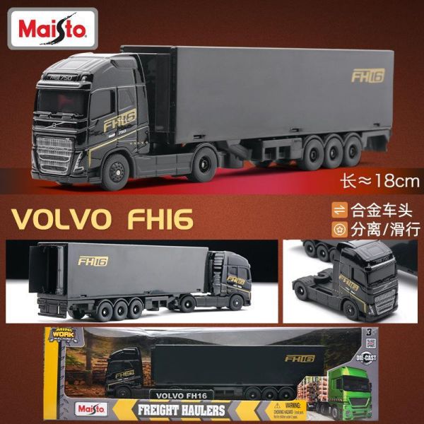 美馳圖 VOLVO Scania 正版授權 斯坎尼亞 貨櫃車 卡車 怪手 模型車 