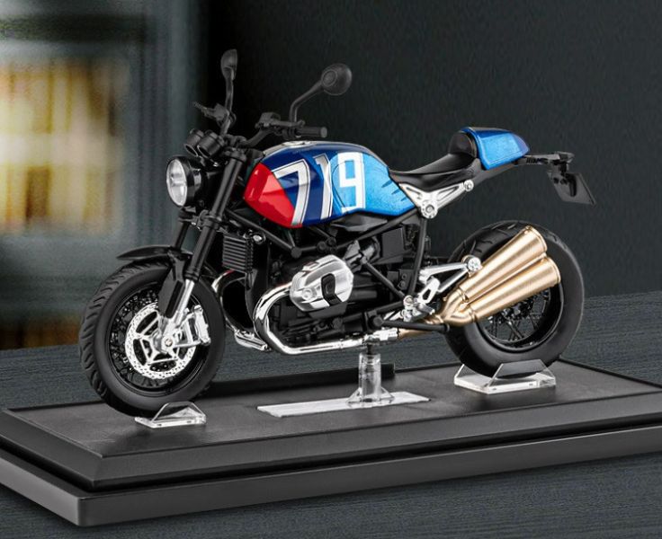 1/12 仿真 聲光版 BMW R 719 重機模型 