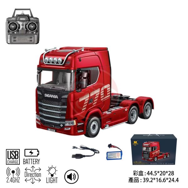 1:18 重型 Scania 770S 拖車頭 斯坎尼亞 遙控車 