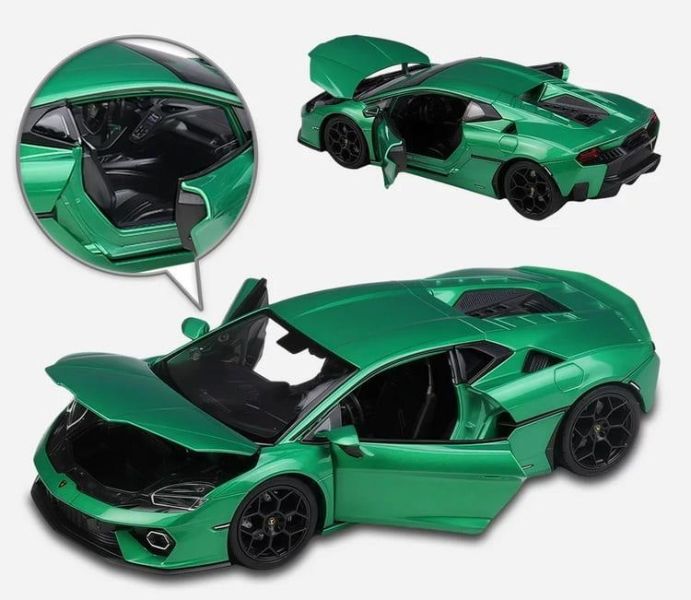 威利1:24 藍寶堅尼 Temerario 新小牛 小牛 1/24 合金車 