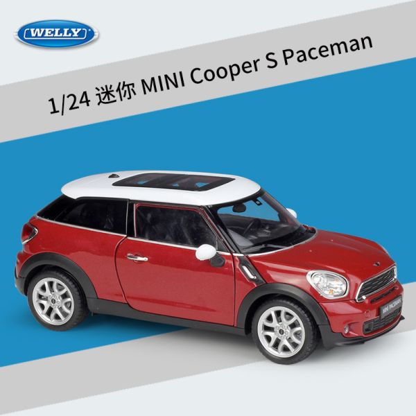 Welly 威利 正版授權 1：24 MINI COOPER 1300 合金車 