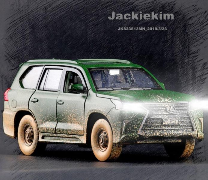 1:32 LEXUS LX570 旗艦休旅 越野版 1/32 合金車 